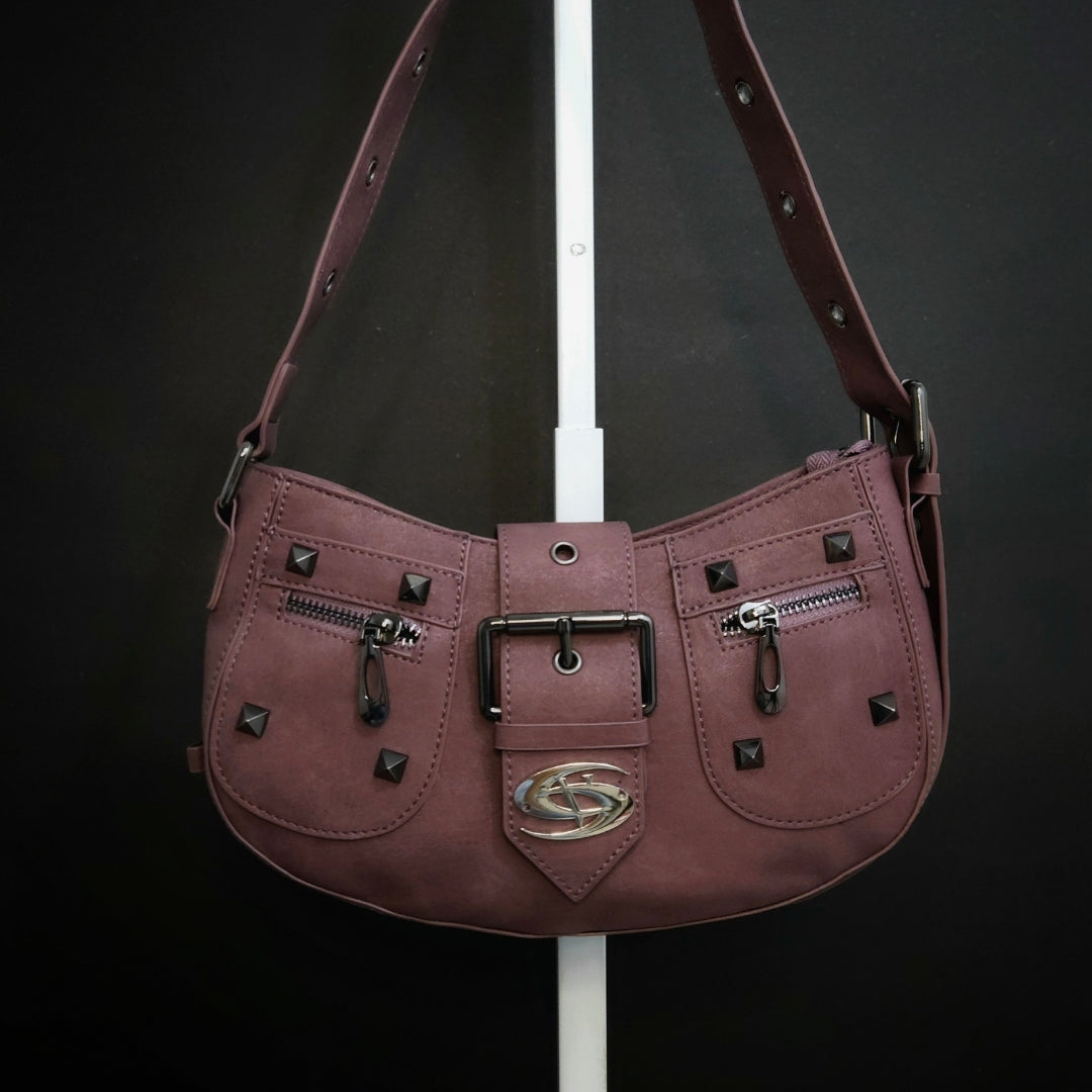 The Maroon Maven Shoulder Bag