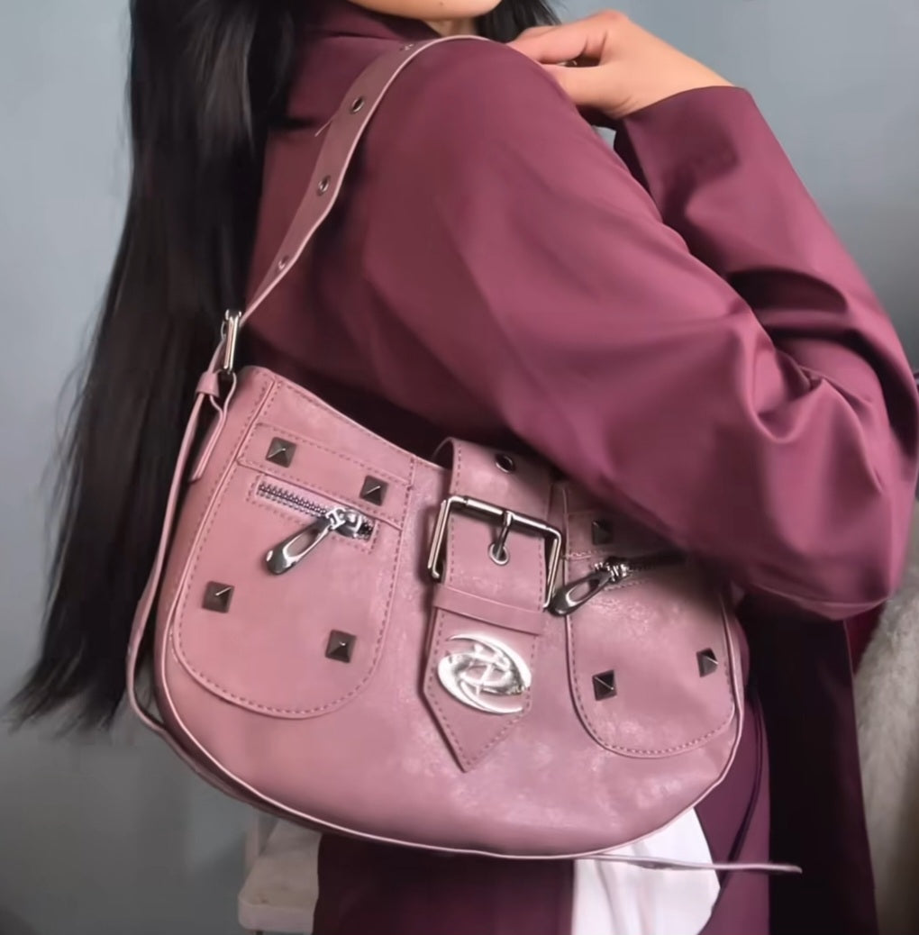 The Maroon Maven Shoulder Bag
