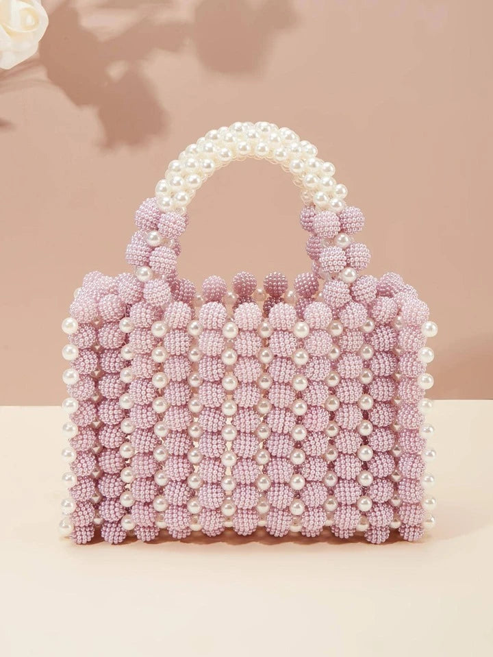 The Radiant Pearl Handbag, Pink