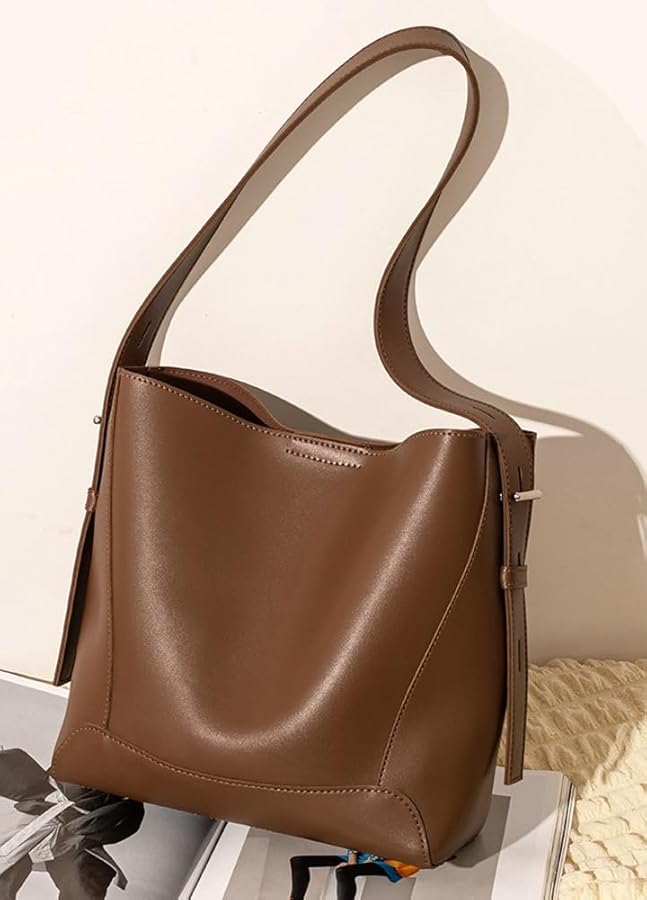 The Luxe Brown Tote Bag