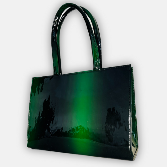 The Classy Gloss Tote Bag, Green