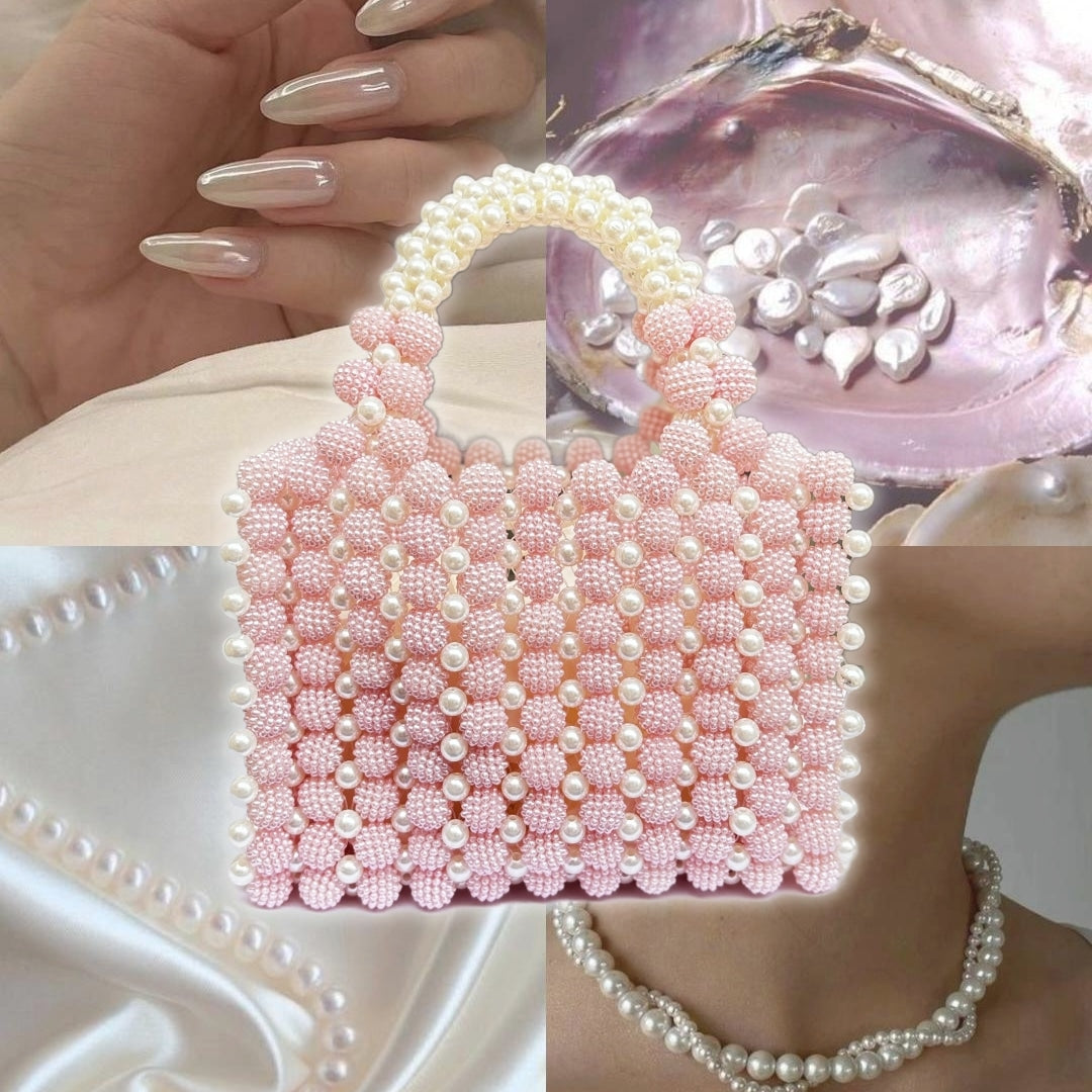 The Radiant Pearl Handbag, Pink