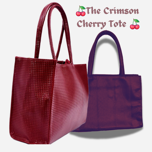 The Crimson Cherry Tote Bag